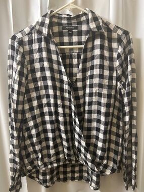 Madewell Plaid Longsleeve Top